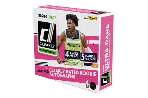 2020-21 Panini Clearly Donruss Basketball Hobby Box - Free Shipping