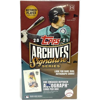 2021 Topps Archives Signature Series Retired Player Edition Baseball Box Break