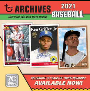 2021 Topps Archives Baseball Hobby Box

- Free Shipping