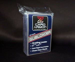 Semi Rigid Subloader Card Holder - PSA BGS 50 Per Pack. Quality/ Clear Plastic